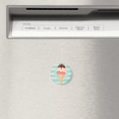 Aimant Coupe chocolate Vanilla Mint Green (In Situ (Lave-vaisselle))