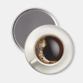 Aimant Coupe de café noir (Recto/Verso)