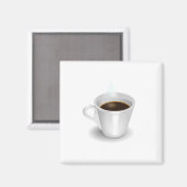 Aimant Coupe de café vapeur (Recto/Verso)