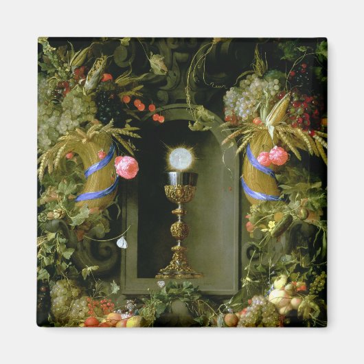 Aimant Coupe de communion et hôte (Devant)