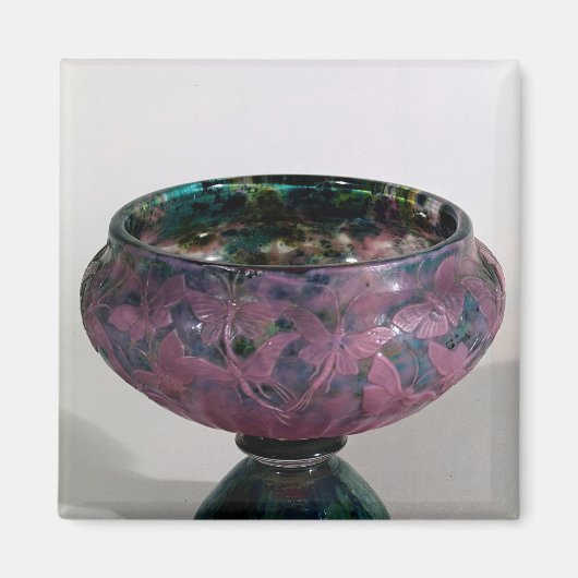 Aimant Coupe décorée de papillons et ailes (Devant)