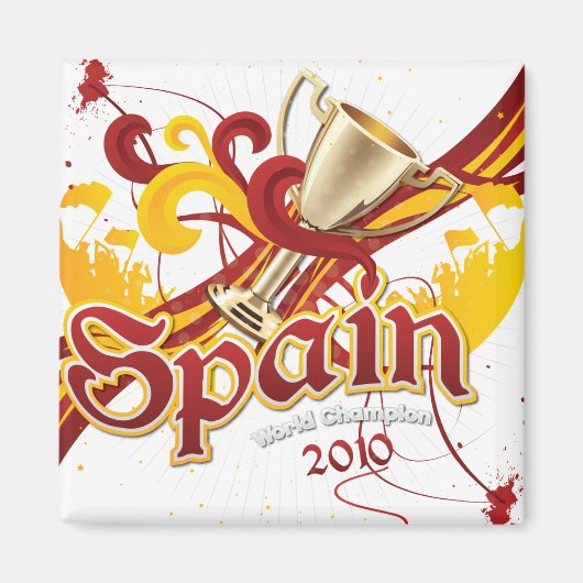 Aimant Coupe du monde d'Espagne 2010 (Devant)