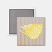 Aimant Coupe et rayures modernes (Recto/Verso)