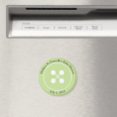 Aimant Coupe personnalisée en tant que bouton Baby shower (In Situ (Lave-vaisselle))