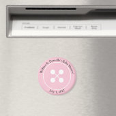 Aimant Coupe personnalisée en tant que bouton Baby shower (In Situ (Lave-vaisselle))
