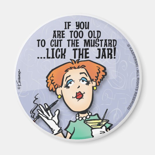Aimant Couper La moutarde (Devant)