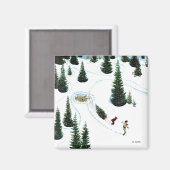 Aimant Couper l'arbre (Recto/Verso)