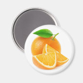 Aimant Couper les oranges (Recto/Verso)