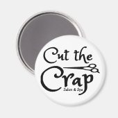 Aimant "Coupez le salon et le Spa de merde" (Recto/Verso)