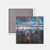 Aimant Couple à cheval blanc, Wassily Kandinsky (Recto/Verso)