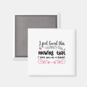 Aimant Couple Art I Feel Loved Cette Saint-Valentin (Recto/Verso)