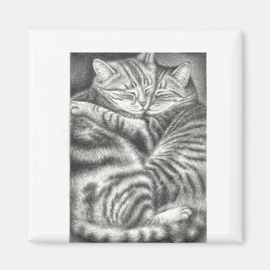 Aimant Couple Chat (Devant)