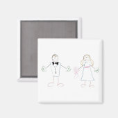 Aimant Couple Crayon (Recto/Verso)