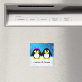 Aimant Couple de pingouin (In Situ (Lave-vaisselle))