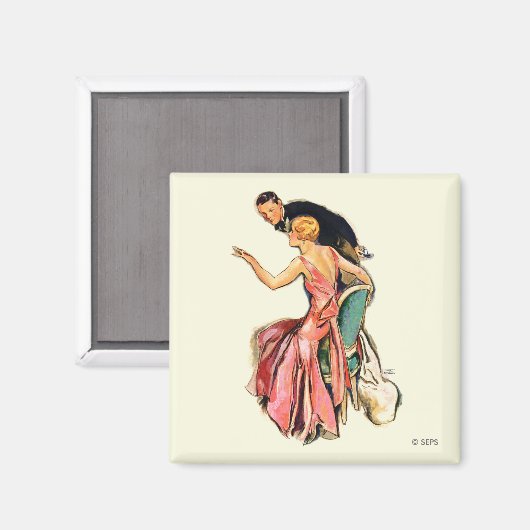 Aimant Couple engagé (Recto/Verso)