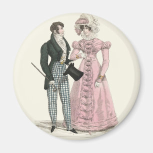 Aimant Couple Mariage Antique 1823 Homme Femme Mode