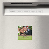 Aimant Couple Moderne Enregistrer L'Aimant Date (Lime) (In Situ (Lave-vaisselle))