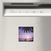 Aimant Couple sur la plage, Windjammer Landing, Sainte-Lu (In Situ (Lave-vaisselle))