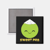 Aimant Couple Sweet Pea Performance de Relation Mignonne (Recto/Verso)
