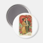 Aimant Couple victorien Valentine (Recto/Verso)