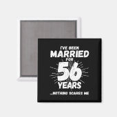 Aimant Couples mariés 56 ans drôle 56e anniversaire (Recto/Verso)