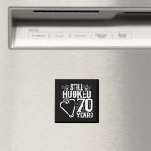 Aimant Couples mariés 70e Anniversaire 70 ans (In Situ (Lave-vaisselle))