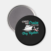 Aimant Couples Qui Croisent Ensemble Restent Ensemble Ann (Recto/Verso)