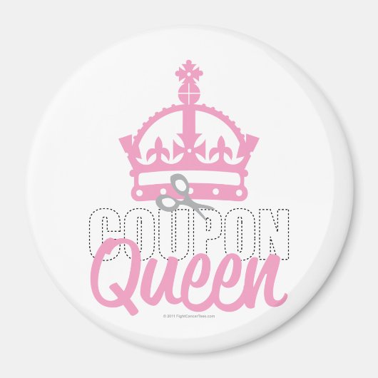 Aimant Coupon Queen (Devant)