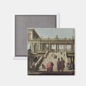 Aimant Cour du château, 1762 (Recto/Verso)