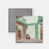 Aimant Cour marocaine (Recto/Verso)