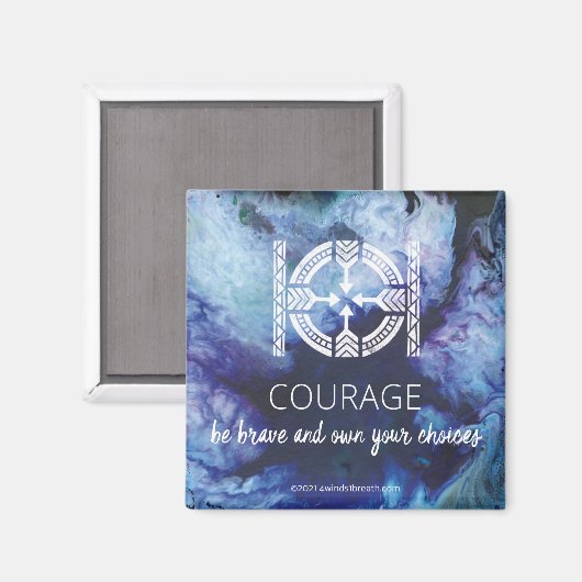 Aimant Courage (Recto/Verso)