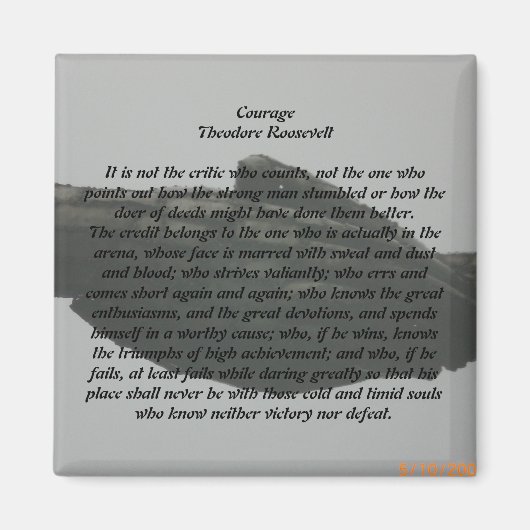 Aimant Courage (Devant)