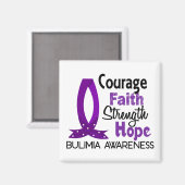 Aimant Courage Foi Force Espoir Bulimia (Recto/Verso)