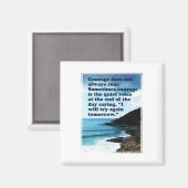 Aimant Courage Ne Rugit Pas Toujours (Recto/Verso)