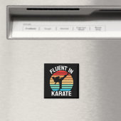 Aimant Couramment en karaté Karaté drôle (In Situ (Lave-vaisselle))
