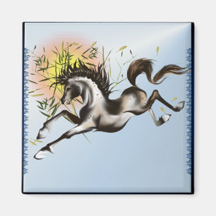 Aimant courant de cheval