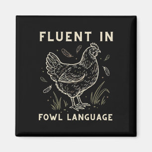Aimant Courant en langage de fermier de poulet de basse-c