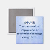 Aimant Courant Sunstream du message de motivation personn (Recto/Verso)