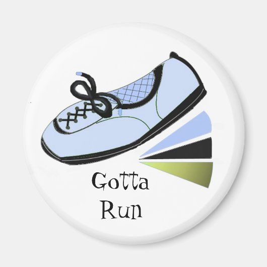Aimant Coureur Doit Courir (Devant)