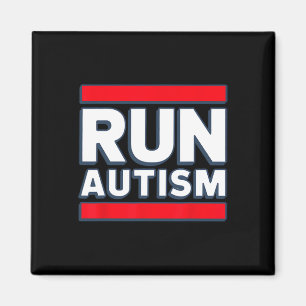 Aimant Courir Autisme Pour Publicité Autisme Inspirante C
