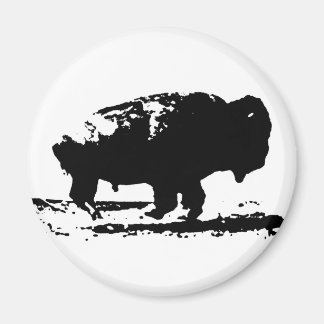 Aimant Courir Buffalo Bison Pop Art