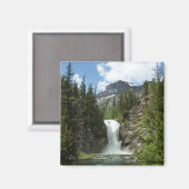 Aimant Courir Eagle Falls au parc national des Glaciers (Recto/Verso)