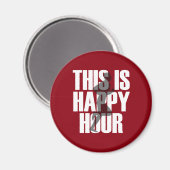 Aimant Courir Est Une Bonne Heure (Recto/Verso)