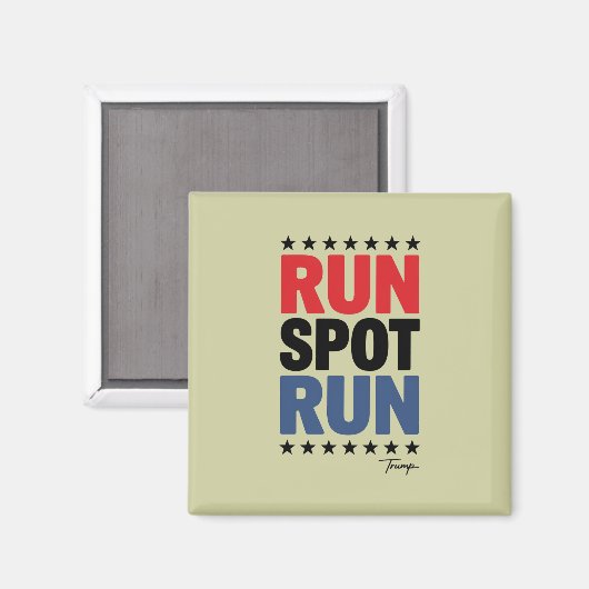 Aimant Courir Spot Courir Trump 2024 (Recto/Verso)