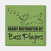 Aimant Courir un chien facilement distrait par les joueur (Devant)