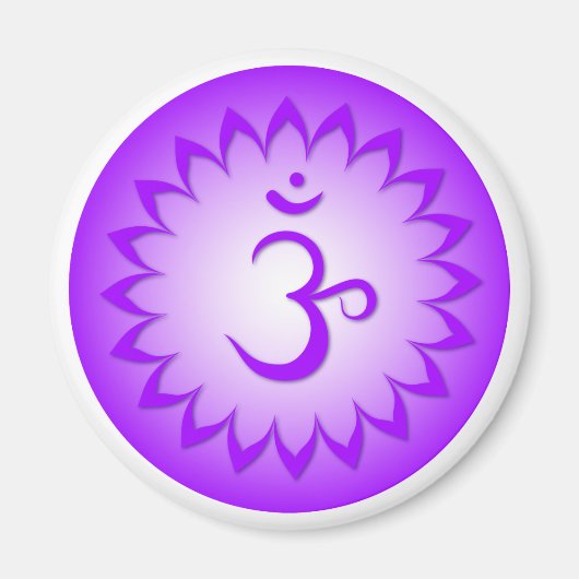 Aimant Couronne Chakra - Sahasrara (Devant)