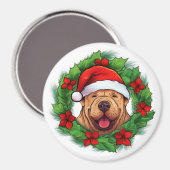 Aimant Couronne chinoise Shar-Pei (Recto/Verso)