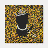 Aimant Couronne de fête Cat Darling (Devant)