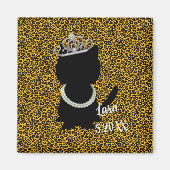 Aimant Couronne de fête pour Chat Darling (Devant)