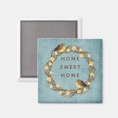 Aimant Couronne de maison de campagne aimantée (Recto/Verso)